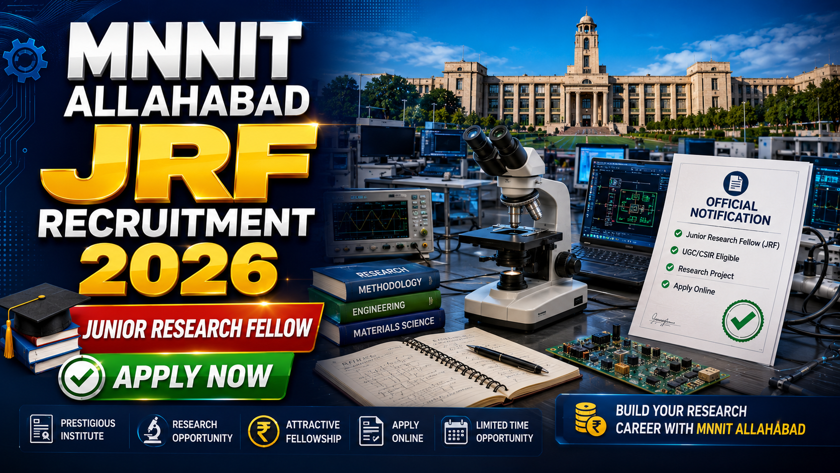 MNNIT Allahabad Junior Research Fellow Recruitment 2026
